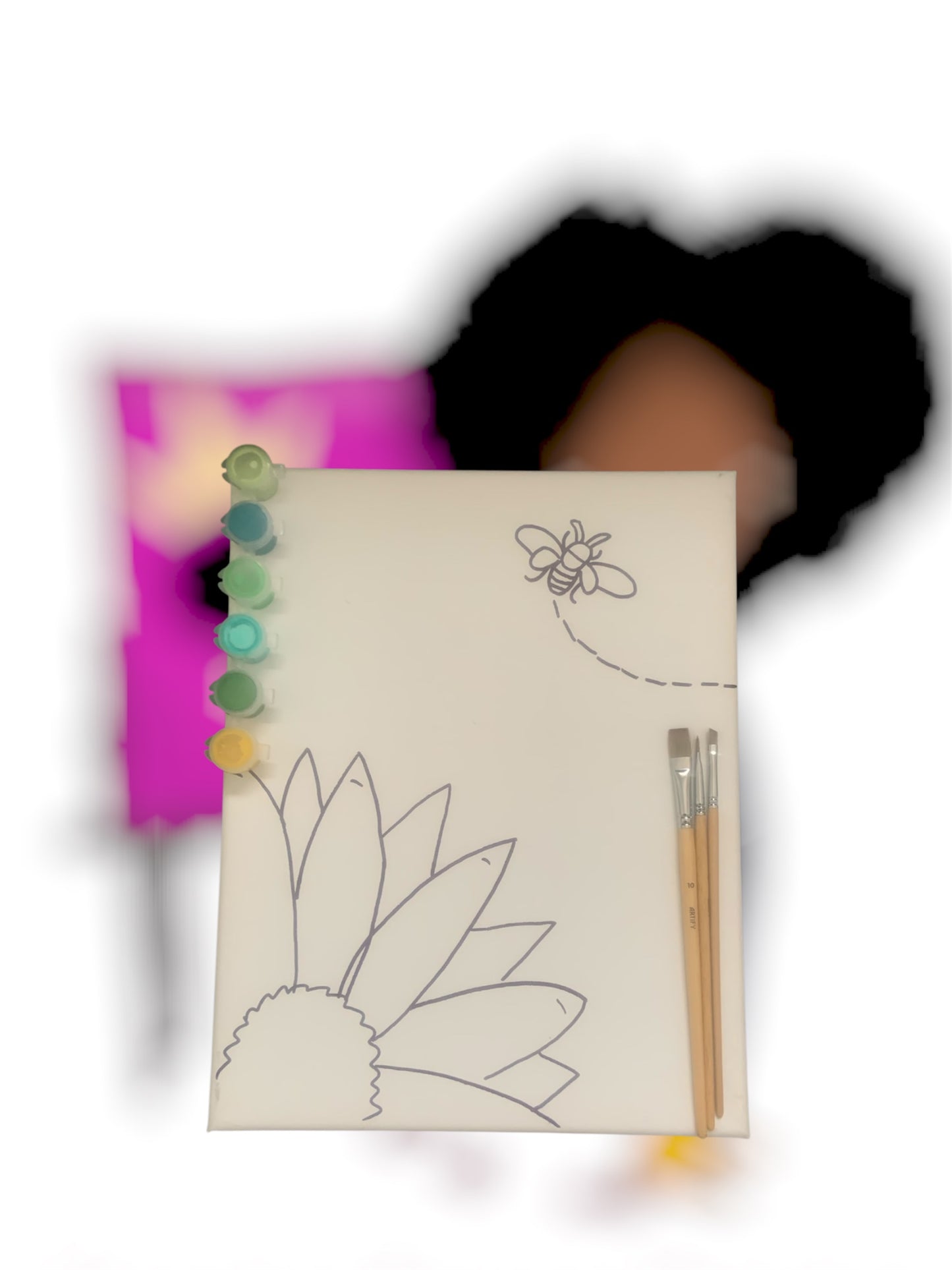 Sunflower & Bee